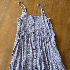 Forever21 purple floral sundress